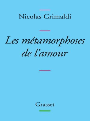cover image of Métamorphoses de l'amour